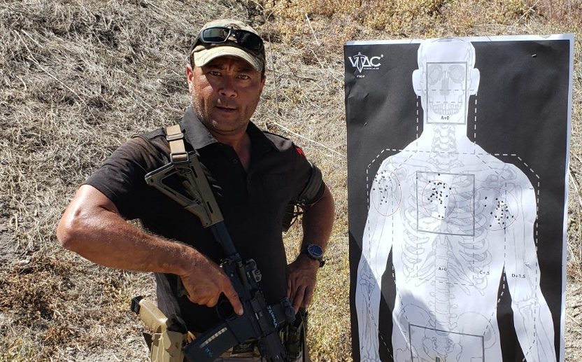 Ian Tashima at a Jon Dufresne carbine course.