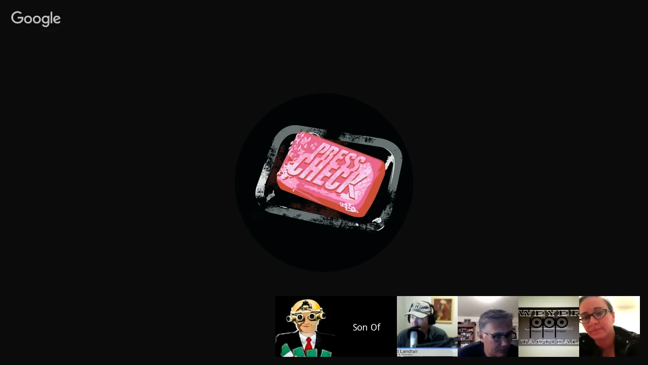 P&S ModCast 73 video discussion with a Presscheck avatar and panel thumbnails about Alliance Police Training and Friends of Pat.